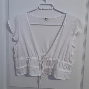 Garage white tie top